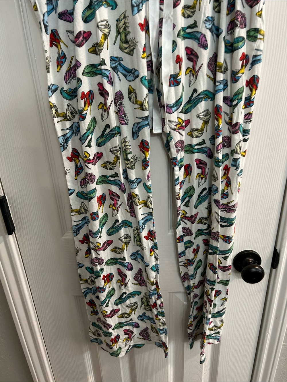 Disney Parks women’s size medium princess heels shoes theme lounge pj pants - Picture 4 of 9